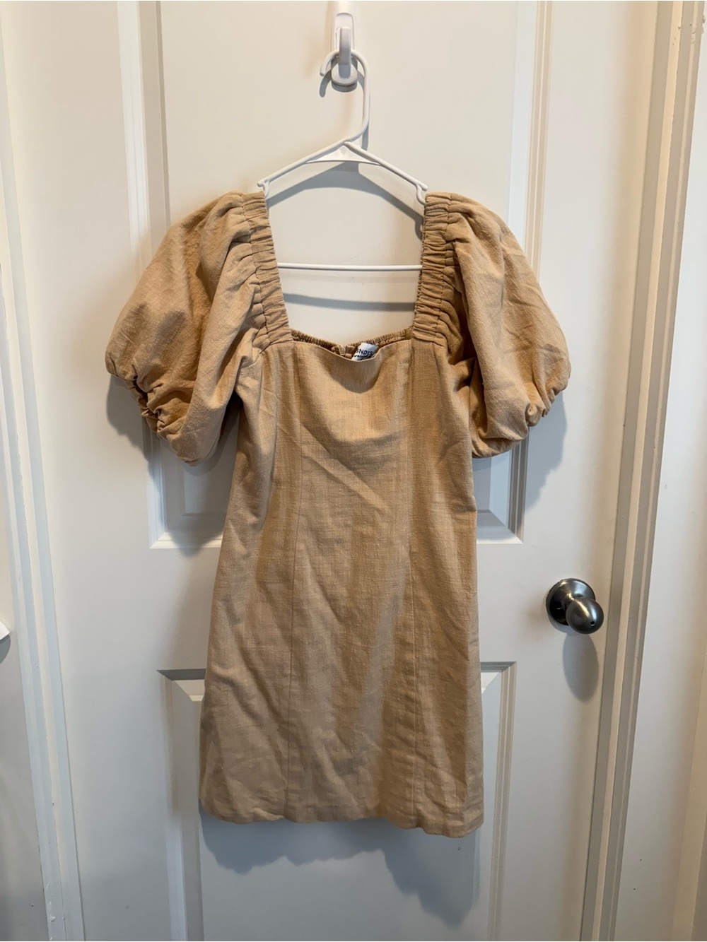 SNDYS Revolve Tuscany Linen Dress in Oat Size XS - Picture 3 of 6